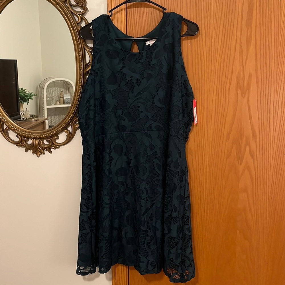 XXL Dark Green Xhilaration Dress